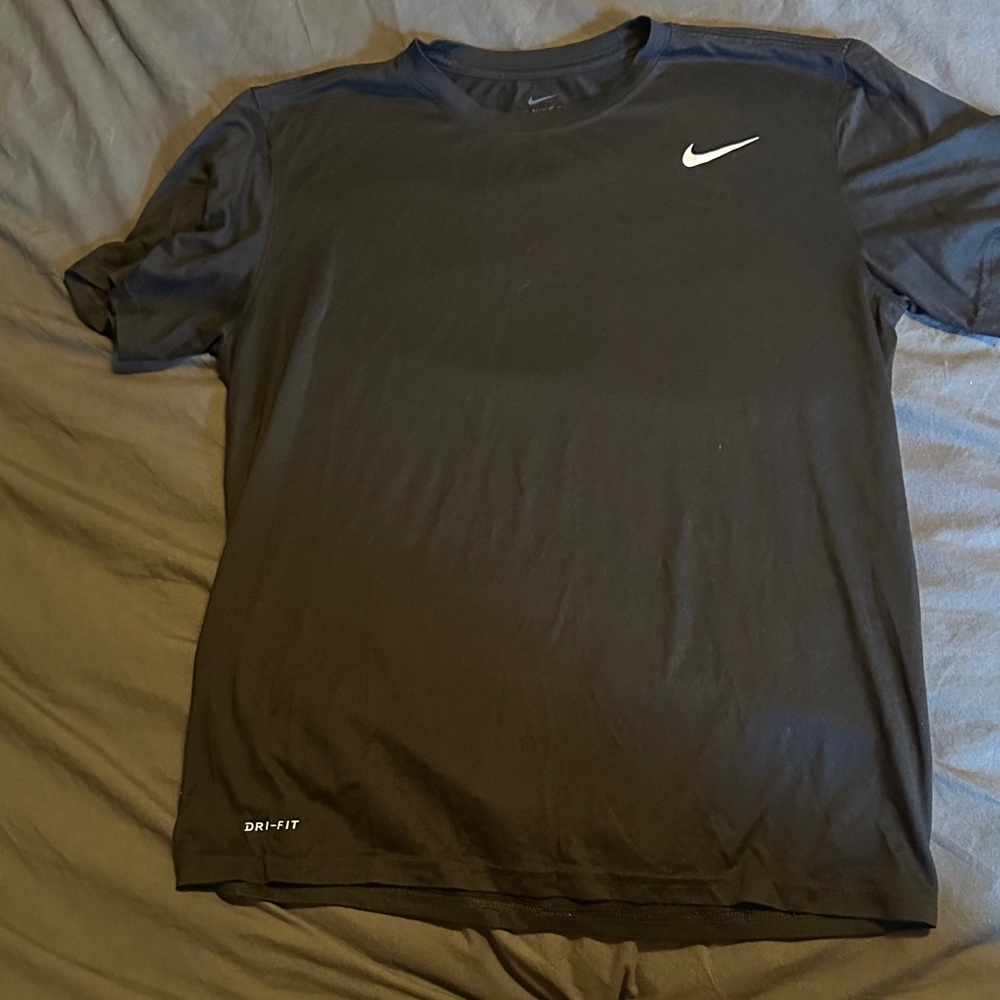 Nike Black Short Sleeve Dri-FIT Athletic Tee